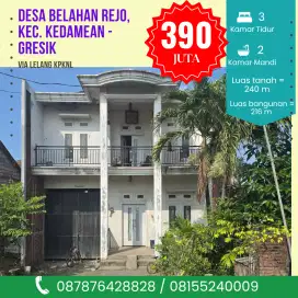 RUMAH DS.BELAHANREJO KEDAMEAN GRESIK DIJUAL MURAH DIBAWAH HRGA PASARAN