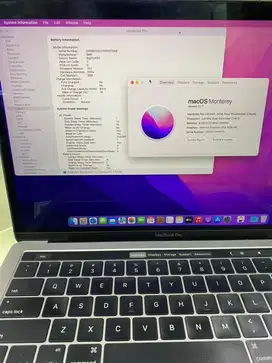 Macbook Pro 2016 13inch 8/512 core i5 lengkap