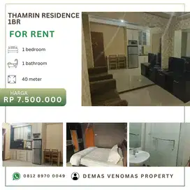 Disewakan Apartement Thamrin Residence 1BR Full Furnished