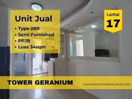 Jual Cepat Murah 2BR semi furnished apartments Bassura City