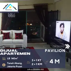Dijual Apartemen Pavilion 3+1BR Full Furnish City View