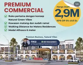 Ruko Strategis, Maggiore Signature View Danau dan sudah hidup