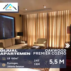 Dijual BU Apartemen Oakwood Premier Cozmo 2BR Full Furnished
