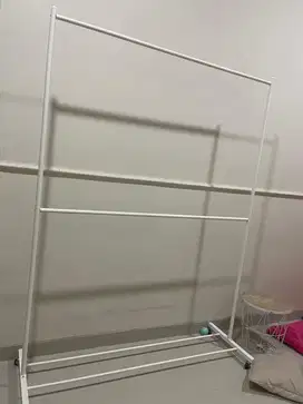 Rak Gantungan Baju 2 Susun Tebal