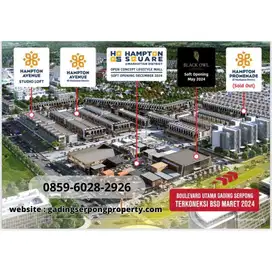 HAMPTON Avenue Studio Loft Ruko Langsung Siap Pakai Gading Serpong 3Lt