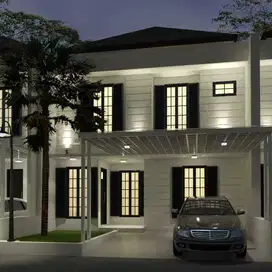 RUMAH MURAH BRAND NEW DI LEBAK BULUS FASILITAS SWIMMING POOL DEKAT MRT