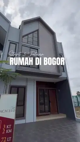 Rumah main road bogor Jakarta di kemang Dp 3 jt all in