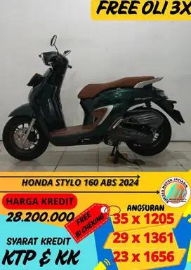 HONDA STYLO 160 ABS 2024 bisa cash dan kredit