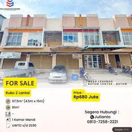 Dijual CEPAT Ruko 2 Lantai di Mega Legenda Batam Center