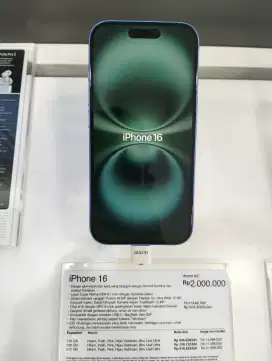 Credit mudah Iphone 16 256 GB dengan Home Credit