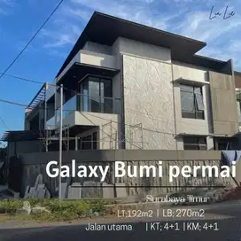 Rumah Araya Galaxy Bumi Permai Surabaya Dekat Merr Nirwana Eksekutif