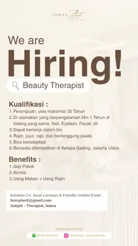 Beauty Therapist