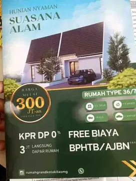 Rumah Idaman Murah SIap Bangun di Jabungan Banyumanik