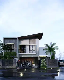 RUMAH MEWAH 2 LANTAI MODERN DAN STRATEGIS TEPI JALAN ASPAL DI TLOGOADI