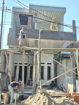 Rumah 2 lantai mewah bangunan baru surat SHM