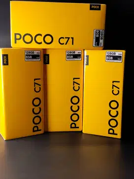 POCO C71 8GB(4+4)/128 GB NEW GARANSI RESMI