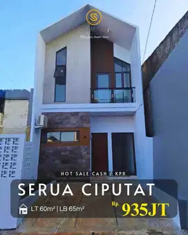 Dijual Rumah Bagus Murah Siap Huni E-Lagoon Serua Tangerang Selatan