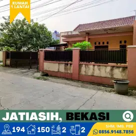 Rumah dijual Murah Luas, Asri Jatiluhur, Bekasi dekat Tol Jatiasih,SHM