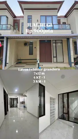 DIJUAL RUMAH LAVON 1 CLUSTER GRANDURA