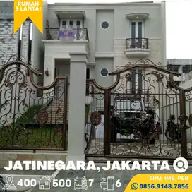 Rumah Baru 3 Lt. dijual Murah ada Kolam Renang, Jatinegara, JakTim,SHM
