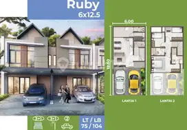 Dijual Rumah Cluster Denver Uk 6x12,5 Posisi Badan di Pik2