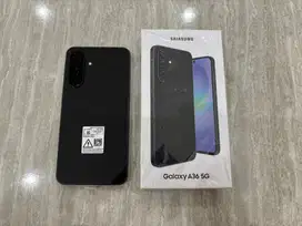 Jual murah samsung A36 hitam baru buka kotak