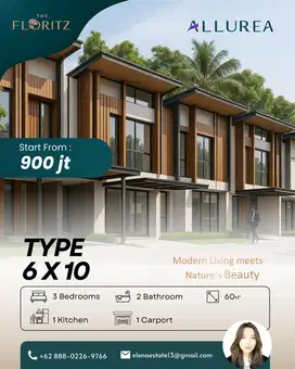 DIJUAL RUMAH THE FLORITZ ASTHARA SKYFRONT CITY HARGA START FROM 900JT