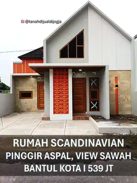 Rumah dekat Pemda Bantul Pinggir Jl Aspal di Trirenggo Proses Bangun