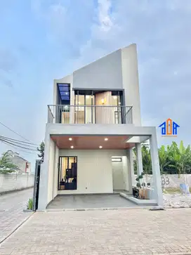 Rumah Furnished 4 Kamar Tidur Dekat Gerbang Tol Limo Depok