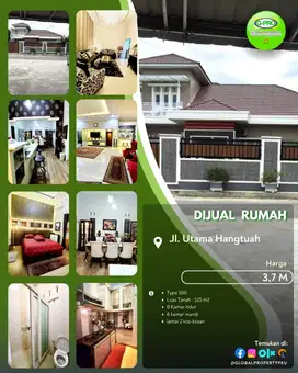 Dijual Rumah Daerah Utama Hangtuah Bulatan Pekanbaru!