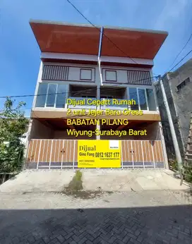 Dijual Rumah Baru Gress Babatan Pilang Wiyung -Surabaya Barat