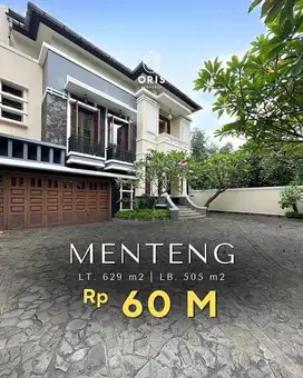 Dijual rumah mewah di MENTENG PRIME AREA Jakarta pusat