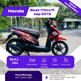 Honda Beat 110cc Pgm_Fi Tahun 2013 Pajak Hidup Panjang