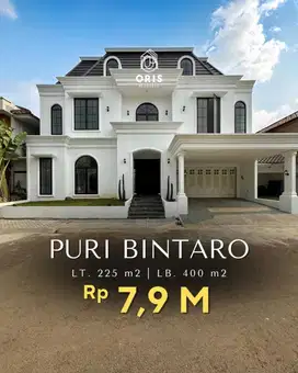 Rumah Brand New American Classic di Bintaro Jaya Sektor 9 Tangsel
