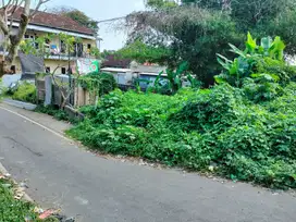 Tanah strategis 202m2 sdh pondasi pusat kota gatsu tengah jl5mtr aspal