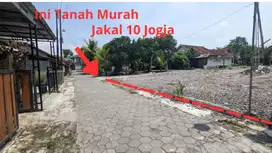 Tanah Kaliurang Km 10, Dekat Pasar Gentan & Stadion Maguwo Jogja