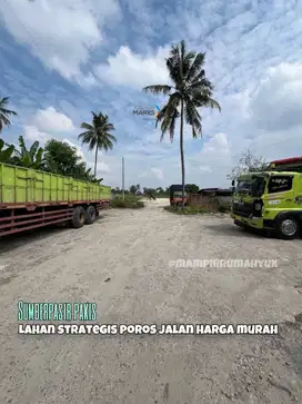 Tanah strategis poros jalan harga murah di Sumberpasir Pakis Malang