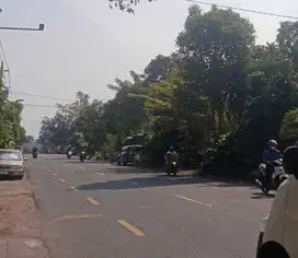 Tanah murah strategis pinggir jalan utama kota Jogja dekat Gembiraloka