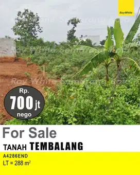 DIJUAL TANAH DI TEMBALANG A4286