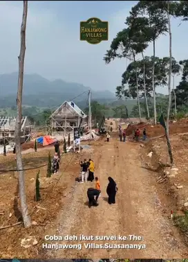 Dijual Kavling Villa View Gunung SHM di Puncak 2 Bogor THE HANJAWONG