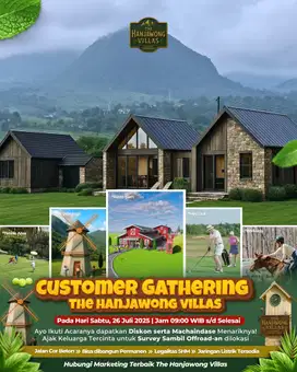 Tanah kavling shm view gunung udara dingin dekat Jabodetabek