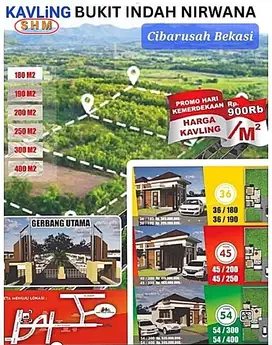 Dijual Tanah Kavling SHM di Cibarusah Bekasi Strategis Bebas Banjir