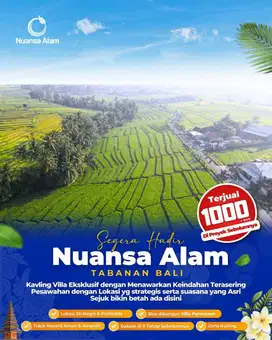 Jual Tanah eksklusif super strategis dekat destinasi wisata tanah lot