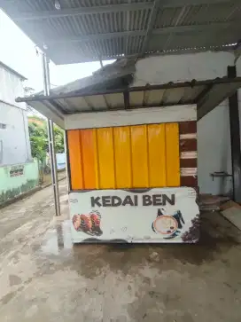Di jual booth container second kondisi aman bagus