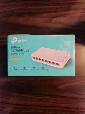 TPLINK DESKTOP SWITCH LAN HUB 8 PORT TL-SF1008D GARANSI 1 TAHUN