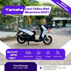 Yamaha Lexi 125cc Std Bluecore Tahun 2021 Stnk Hilang pajak off