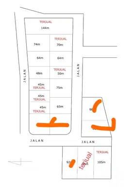 Tanah 48m di pusat kota sawangan