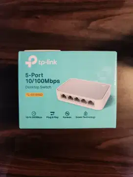 TPLINK DESKTOP SWITCH LAN HUB 5 PORT TL-SF1005D GARANSI 1 TAHUN