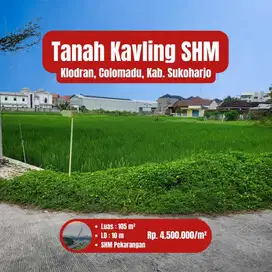 Tanah Kavling SHM 1 Menit Tol Solo