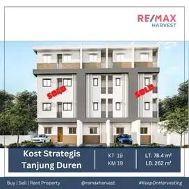Dijual Kost Baru Lokasi Sangat Strategis Tanjung Duren Jakarta Barat